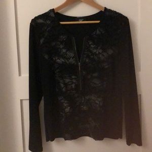 Top by Libra, no sz tag but I would say M